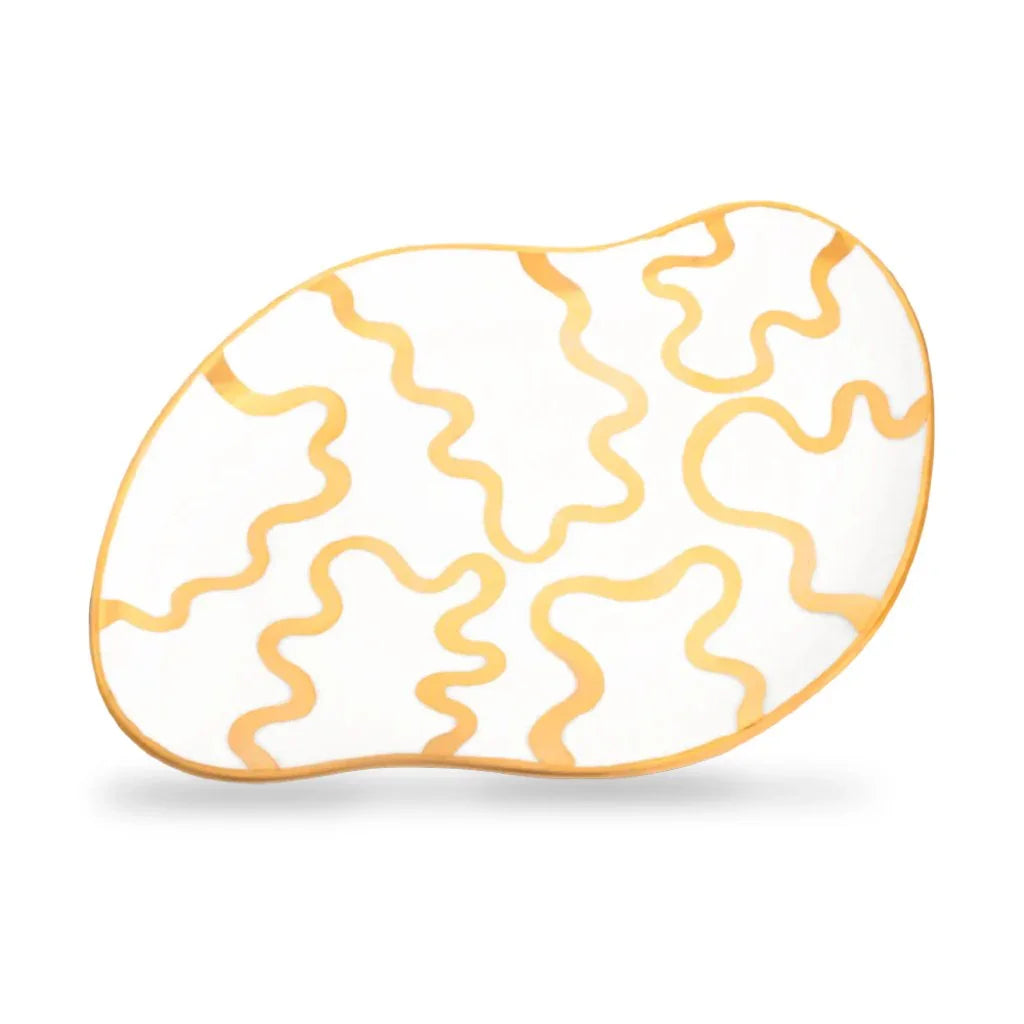Lækur - Gold Oval Dish - nammi.isElin Inga
