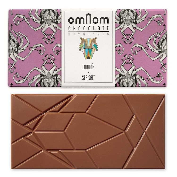 Lakkrís + Sea Salt / Omnom Chocolate 60 grams - nammi.is