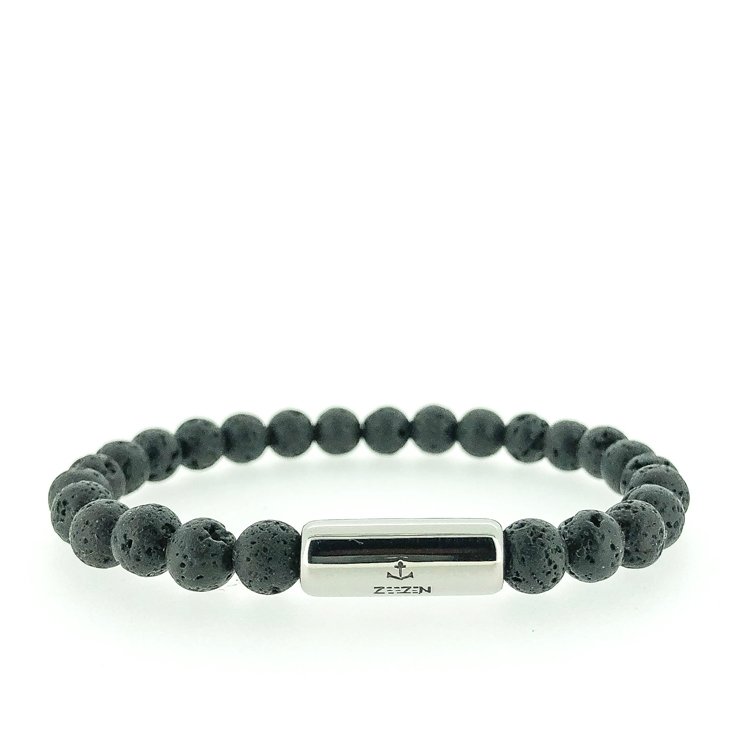 Lava Bracelet 6mm With Titanium Lock - nammi.is
