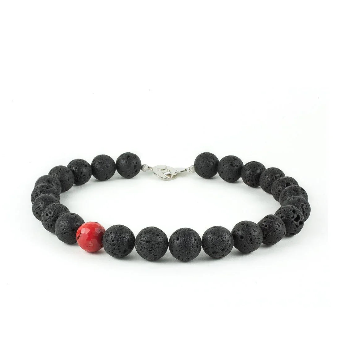 Lava Necklace - Red Bamboo Coral - nammi.is