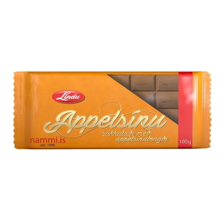 Lindu Orange Chocolate / 100 gr - nammi.is