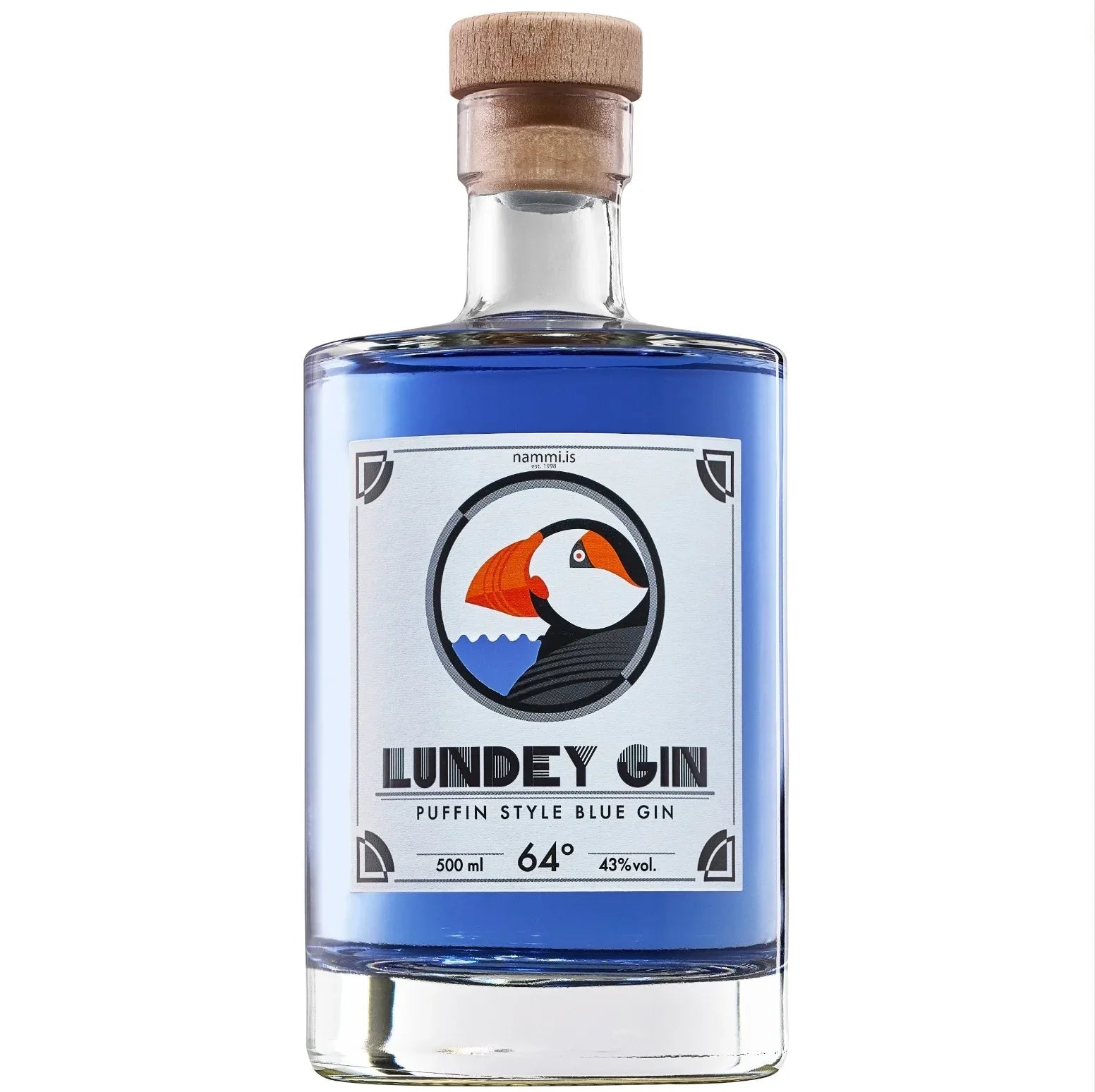 Lundey Gin / 500 ml - nammi.is64° Reykjavik Distillery