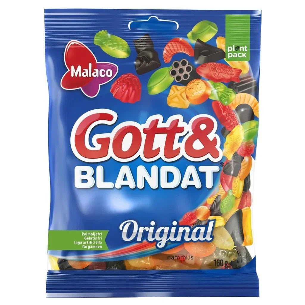 Malaco Gott & Blandat Original / 160gr. - nammi.isnammi.is