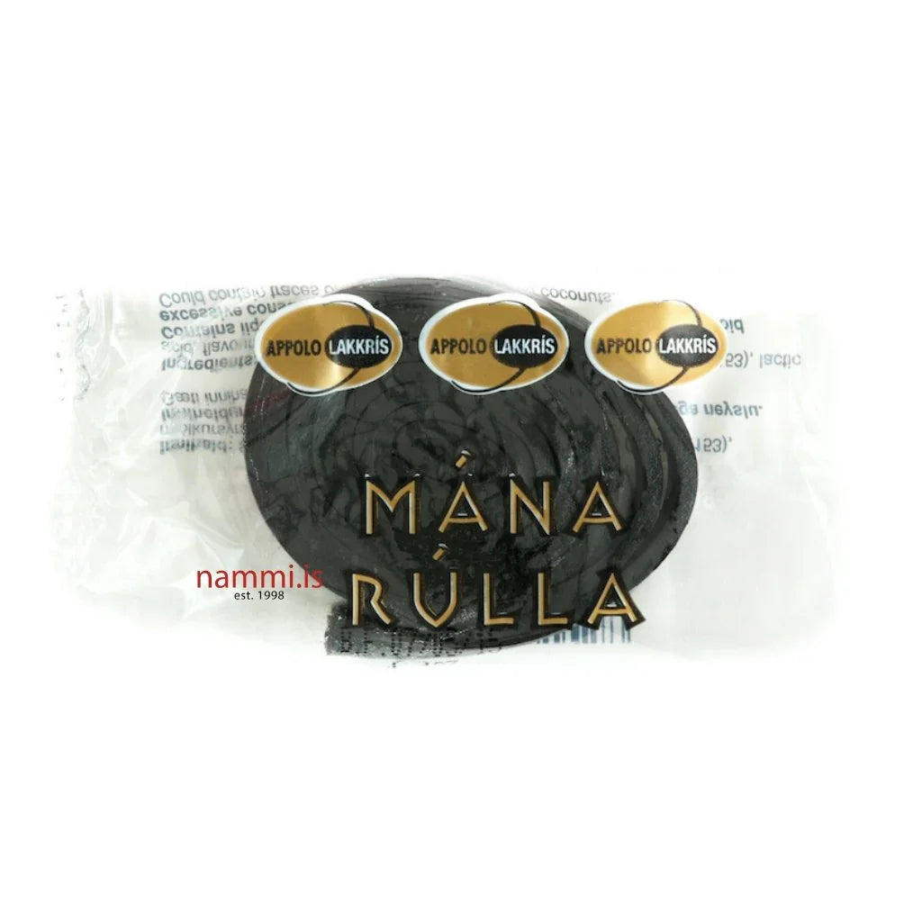 Mánarúlla / Plain Liquorice Roll / 1 x 30 gr. - nammi.is