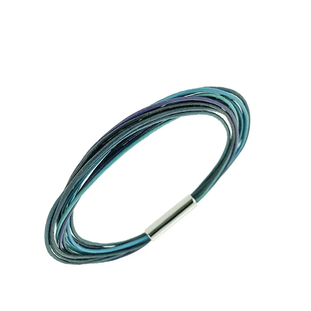 Northern Lights - Leather Bracelet - nammi.isÓfeigur