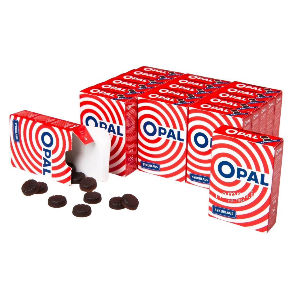 Opal - Red Sugarfree (40 gr.) - nammi.is