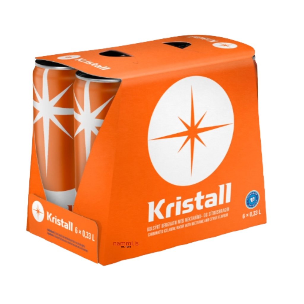 Orange Kristall / Sparkling Water with Nectarine (330ml.) - nammi.isÖlgerðin