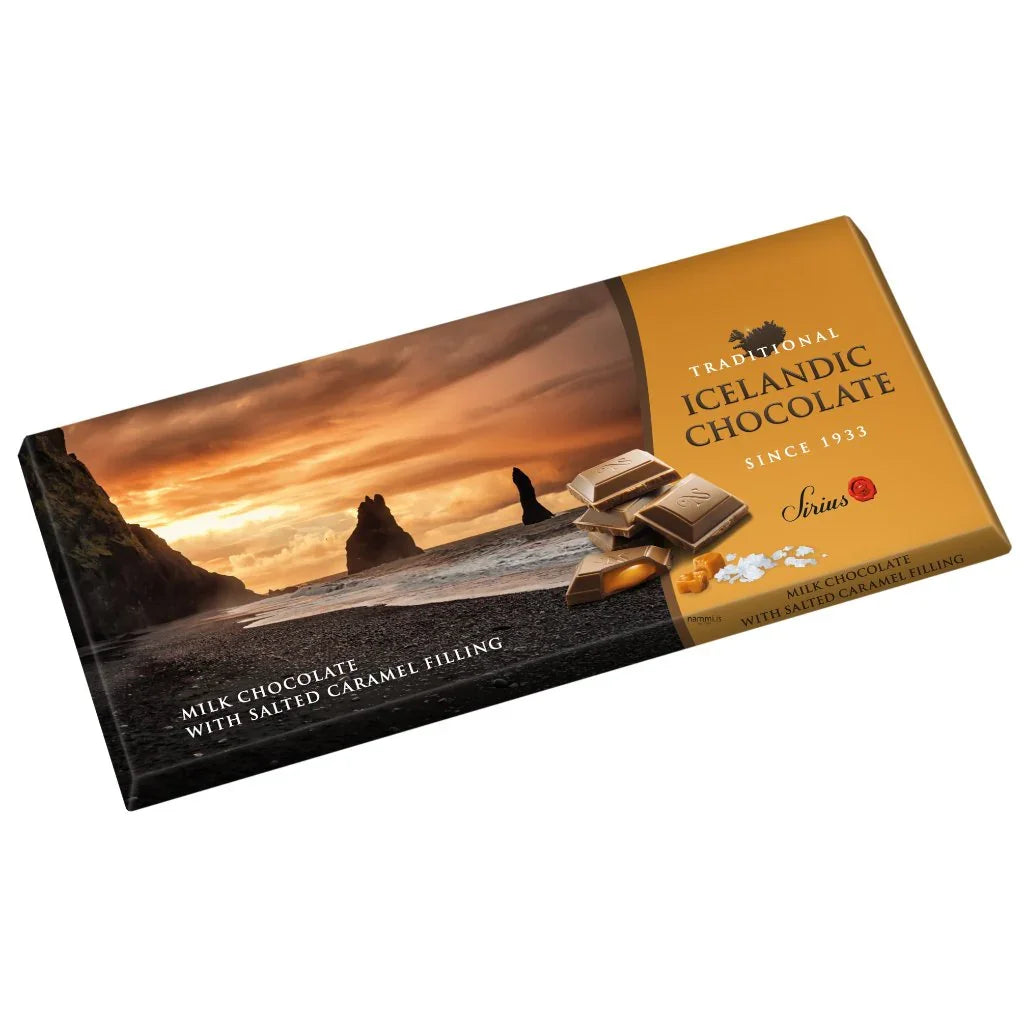 Pralin Milk Chocolate with Salted Caramel Filling (100 gr.) - nammi.isNói Síríus