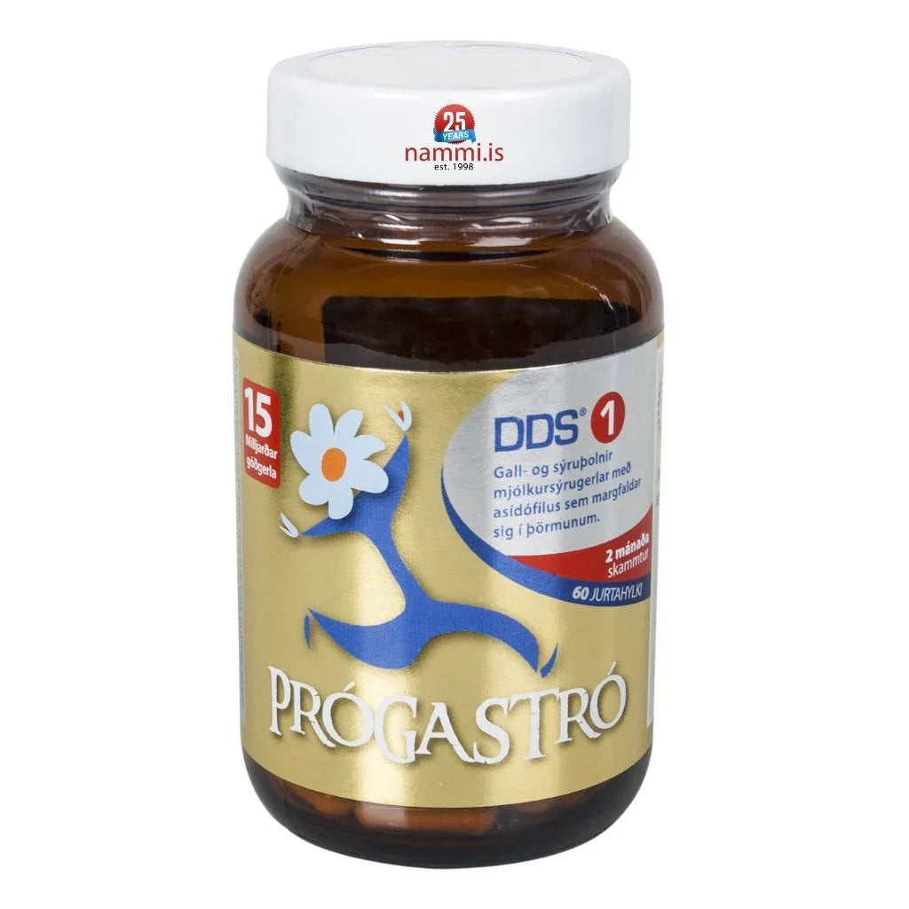 PROGASTRO GOLD LACTIC ACID BACTERIA / 60 CAPSULES - nammi.isArtasan