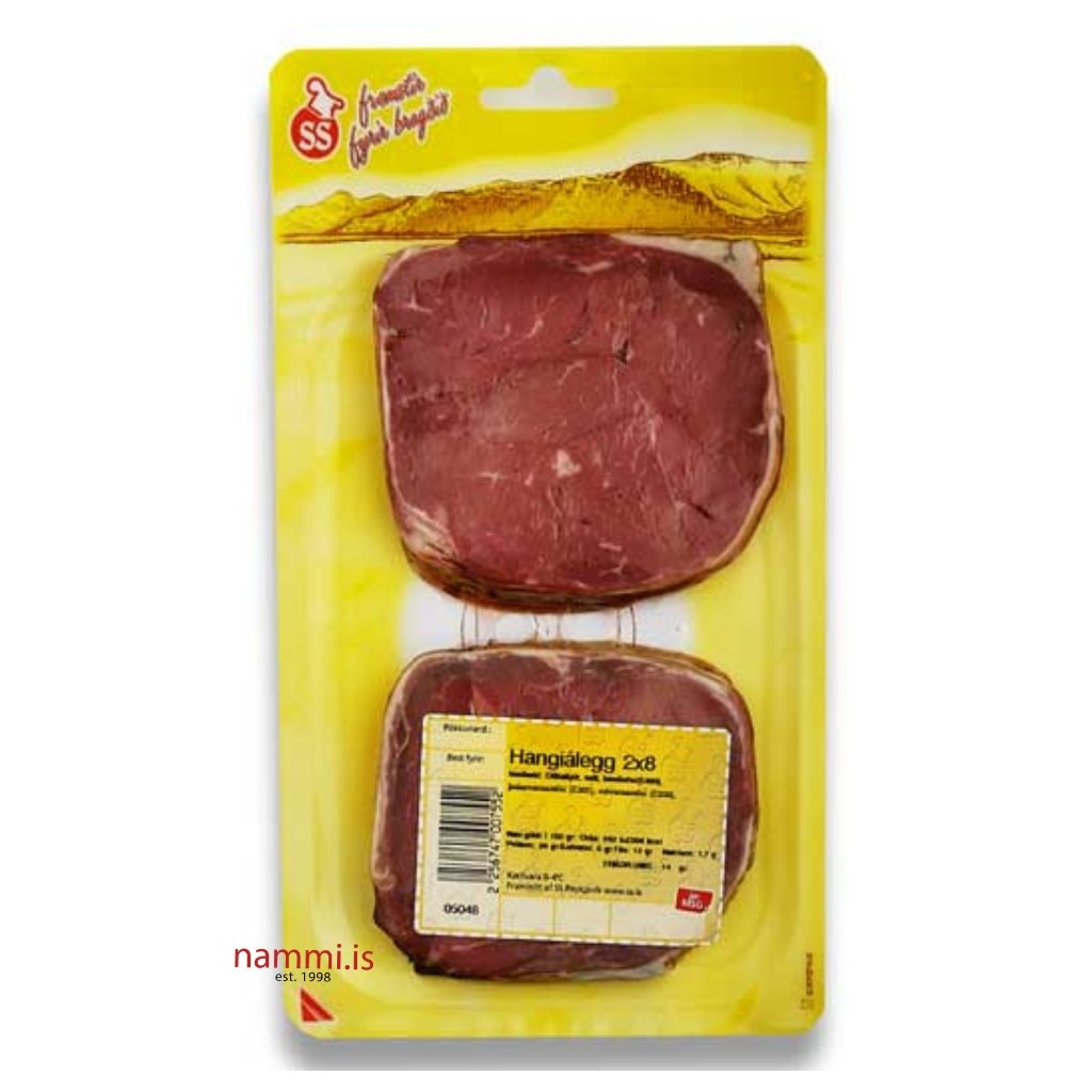 Smoked Sliced Leg of Lamb / Hangiálegg (200-225 gr.) - nammi.is