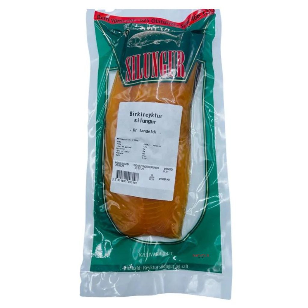 Smoked Trout (Birch) / Birki reyktur silungur (120-320 gr.) - nammi.isEðalfiskur