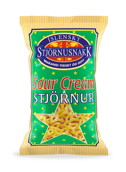 Sour Cream Stars (90 gr.) - nammi.is