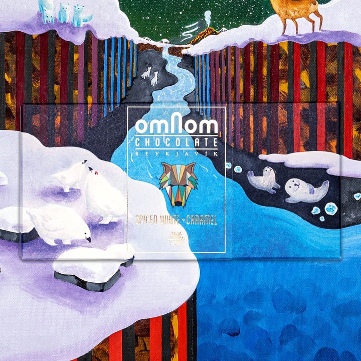 Spiced White Caramel / Omnom Chocolate 60 gr - nammi.is