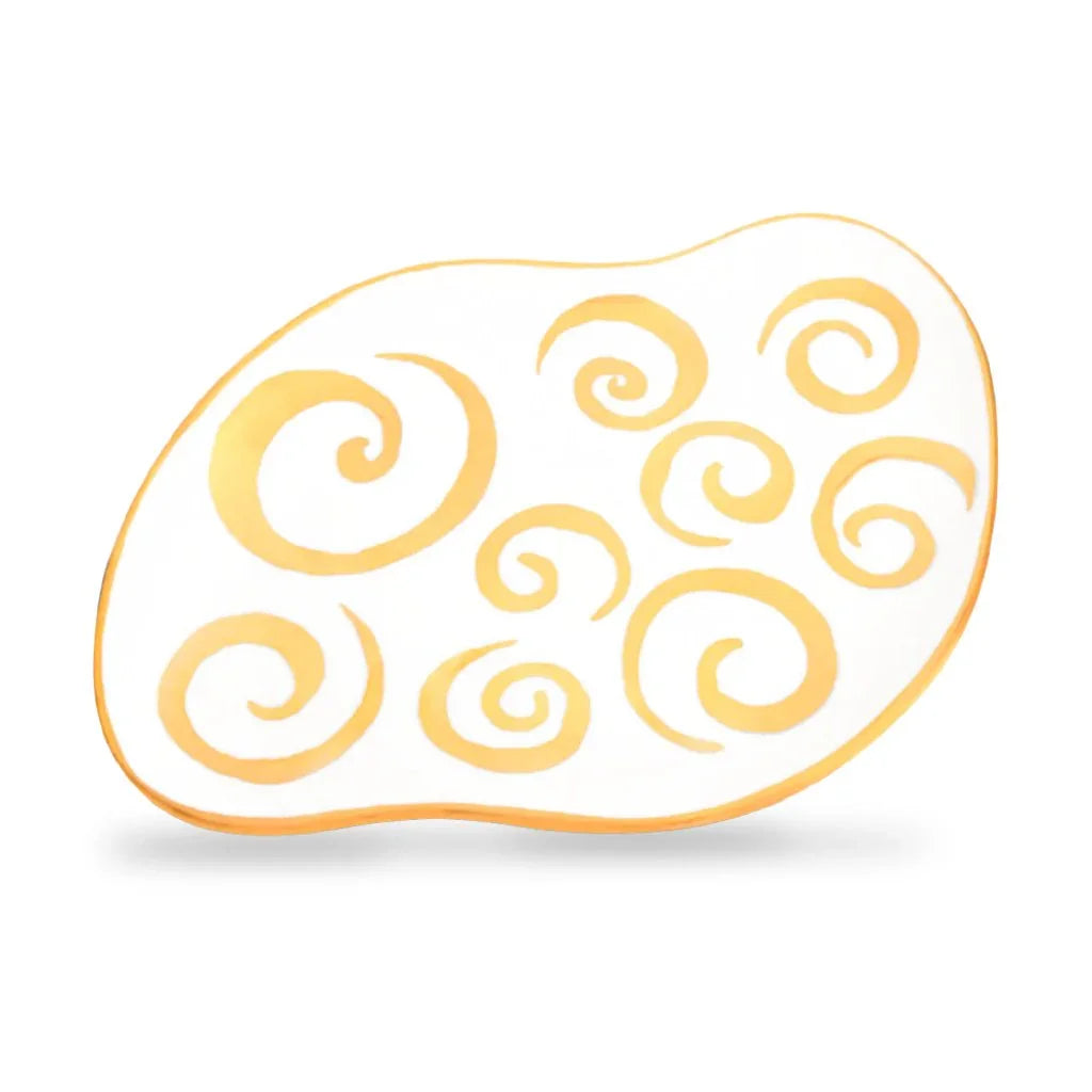 Spirall - Gold Oval Dish - nammi.isElin Inga