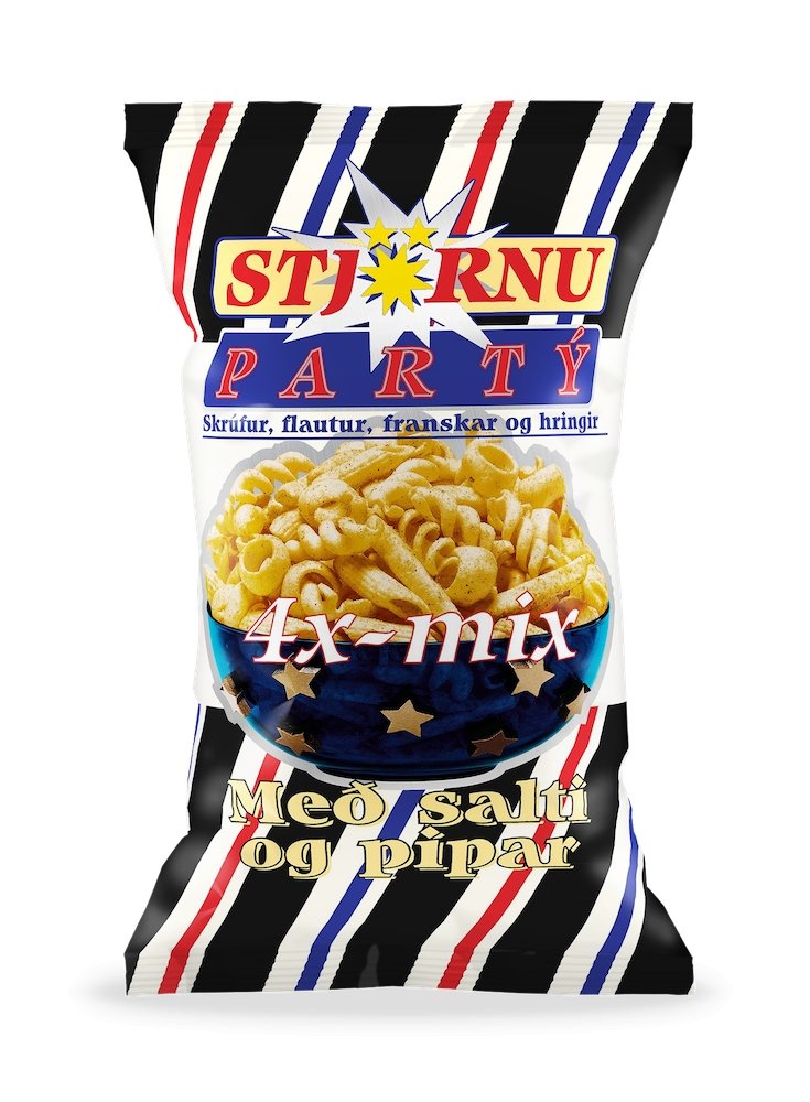 Star Party Mix - Salt & Pepper (170 gr.) - nammi.is