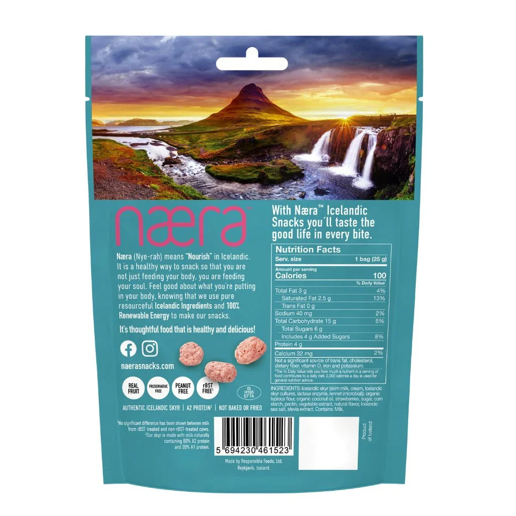 Strawberry Skyr Crunch (0.88oz or 25 g) - nammi.isResponsible Foods