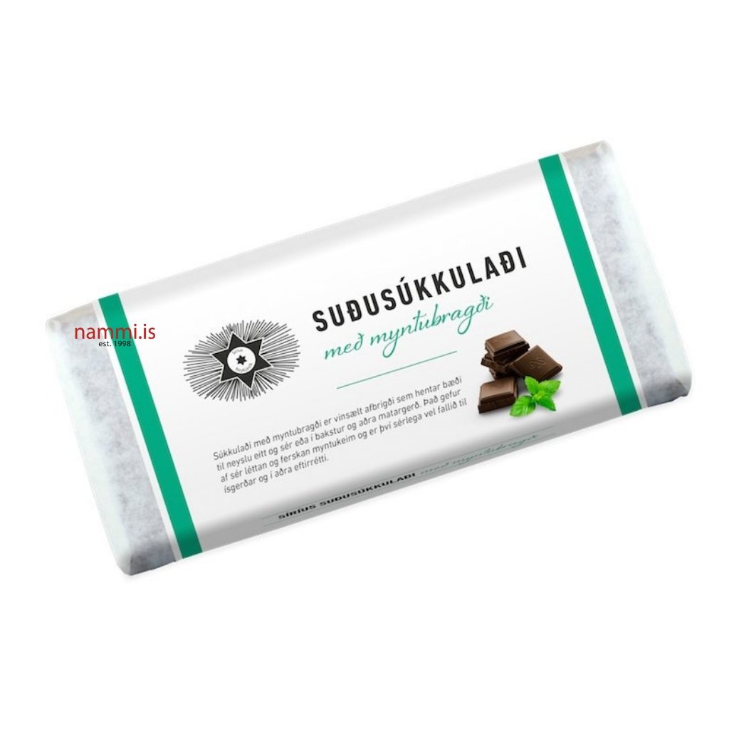 Suðu súkkulaði 200 gr / Konsum Mint - nammi.is