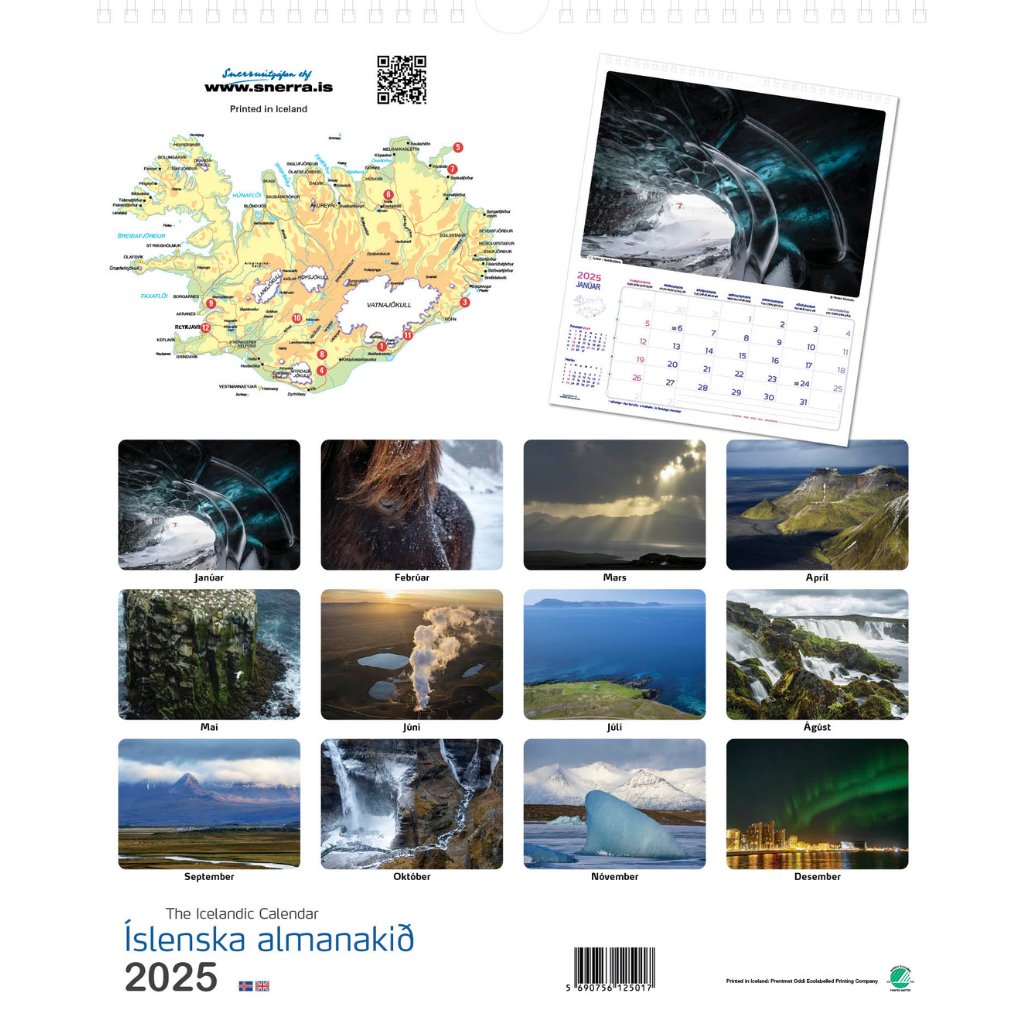 The Icelandic Calendar 2025 - nammi.isSnerra