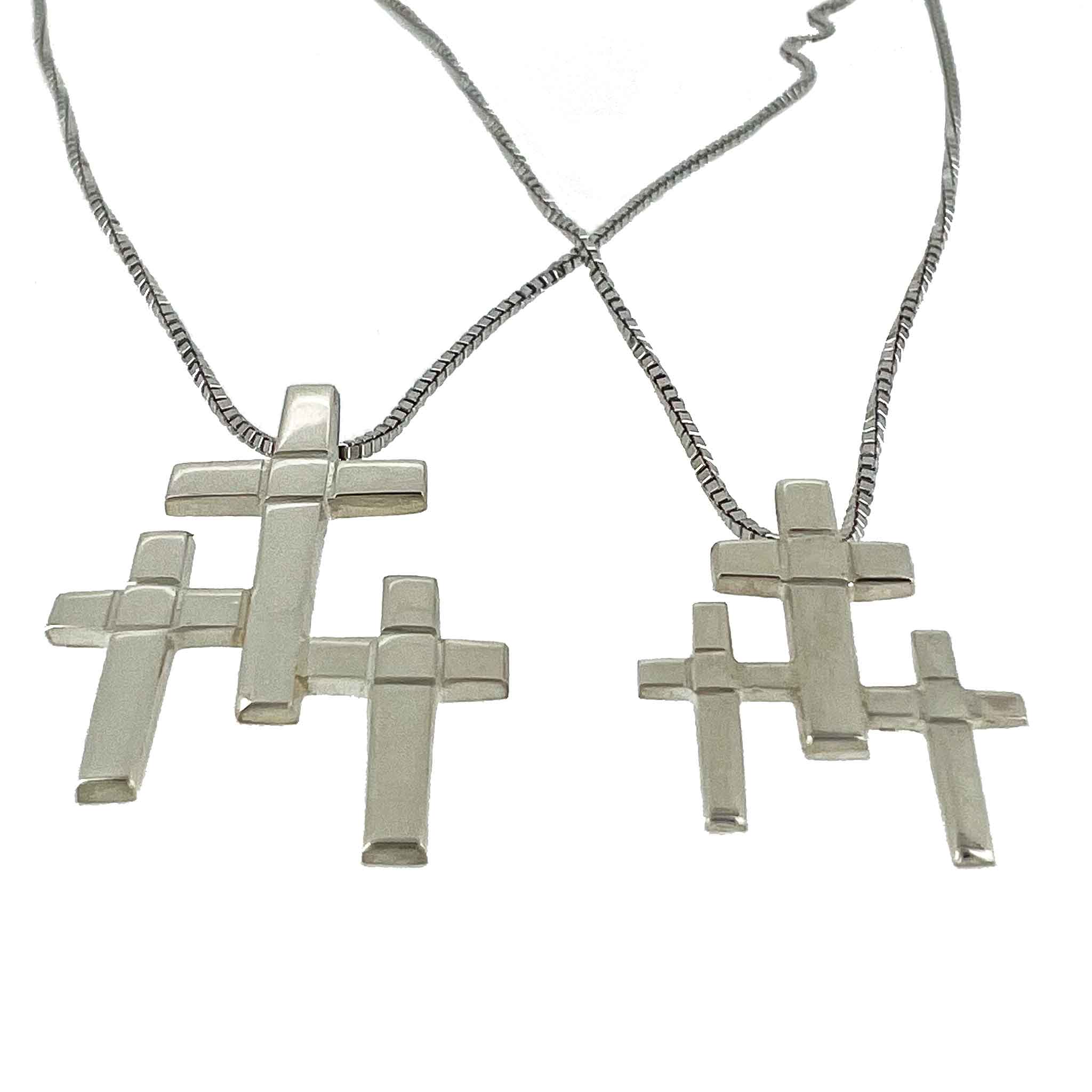 The Trinity Cross - Sterling Silver - nammi.isÓfeigur