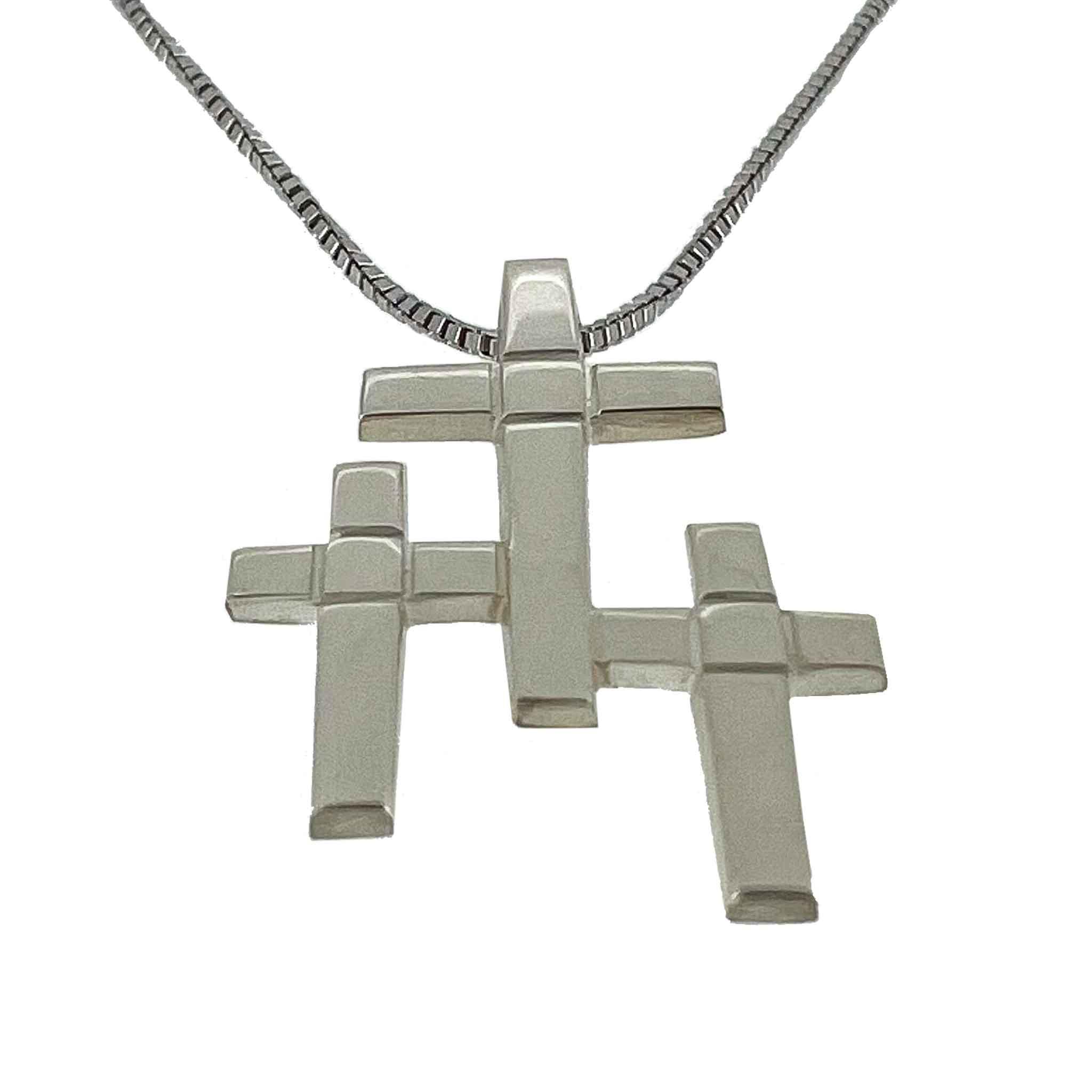 The Trinity Cross - Sterling Silver - nammi.isÓfeigur