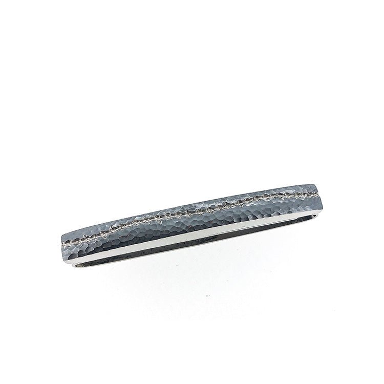 Thingvellir Tie Clip Oxydized Polished - nammi.is