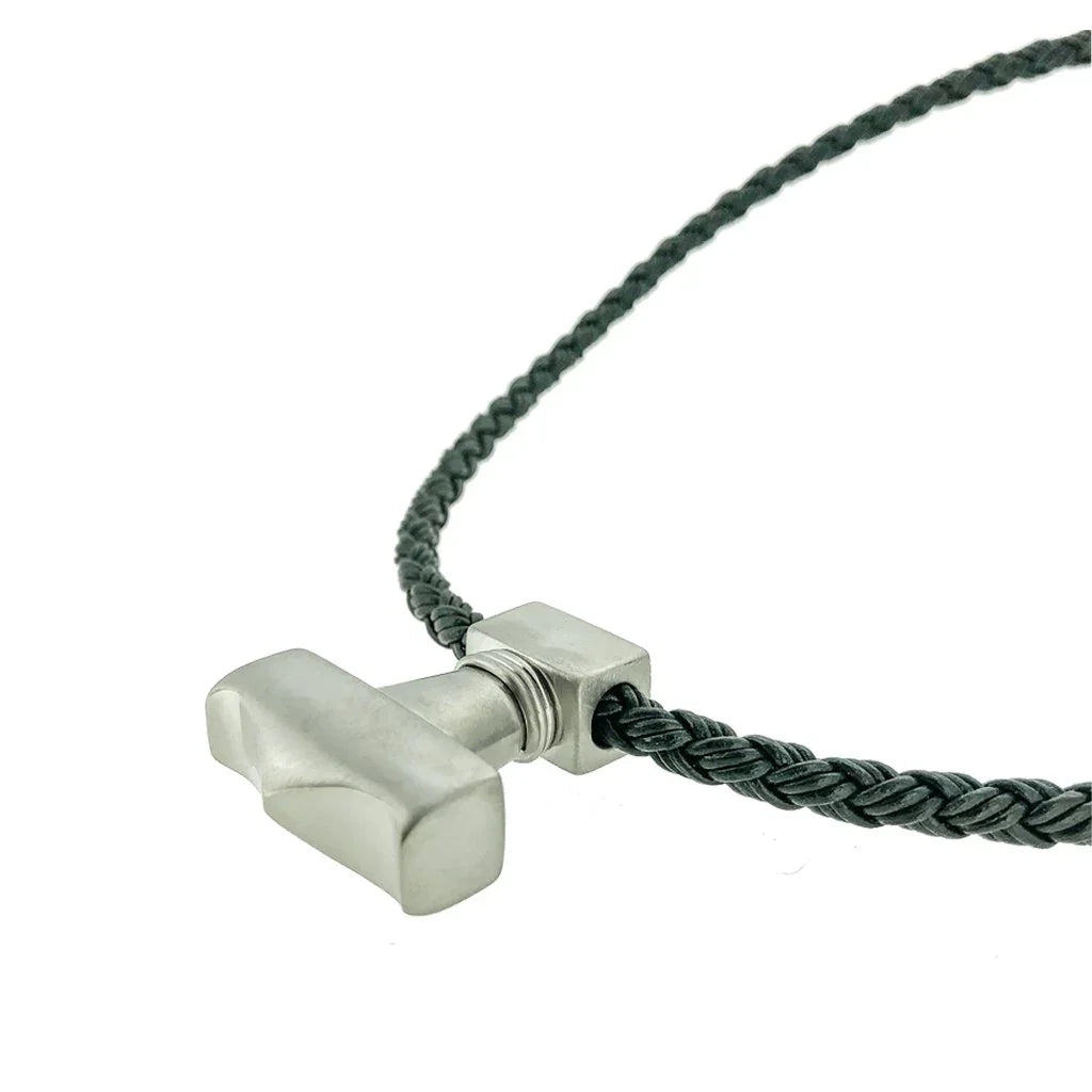 Thors hammer - Titanium Large - Matt - nammi.isÓfeigur