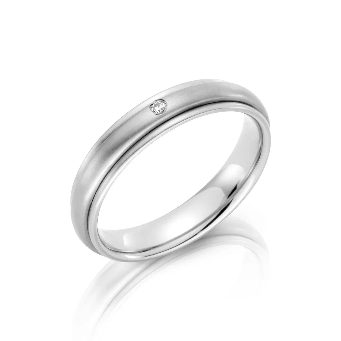 TITAN RING W/ DIAMONDS MAT - nammi.is