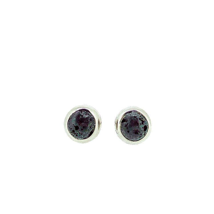 Titanium Earrings Icelandic Lava - nammi.is