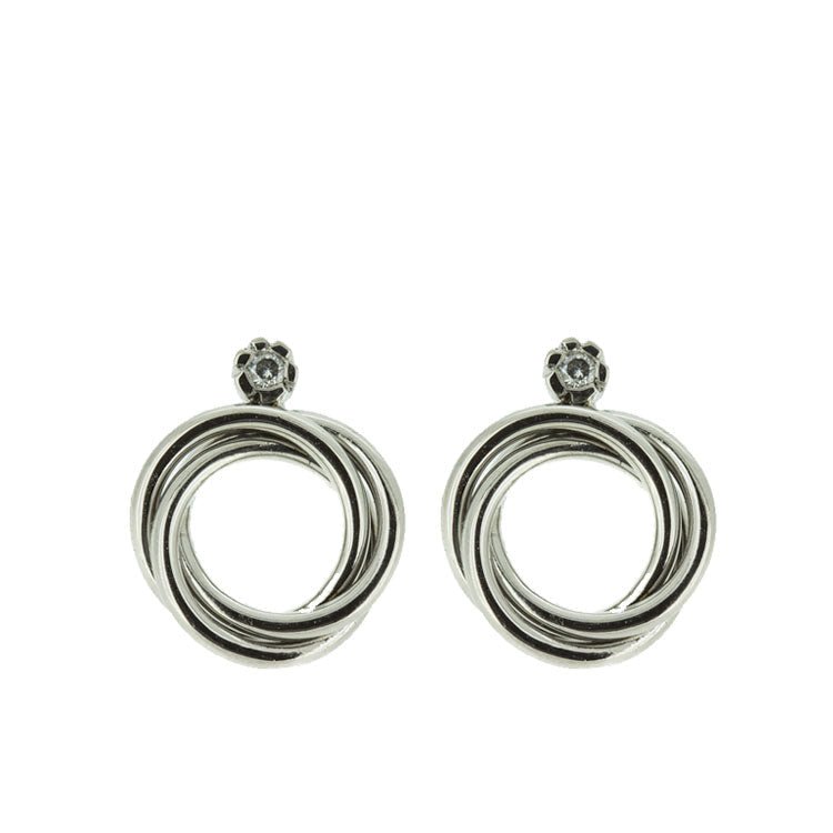 Titanium Earrings w/ Diamond - nammi.is