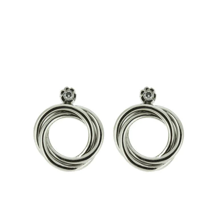 Titanium Earrings w/ Diamond - nammi.is