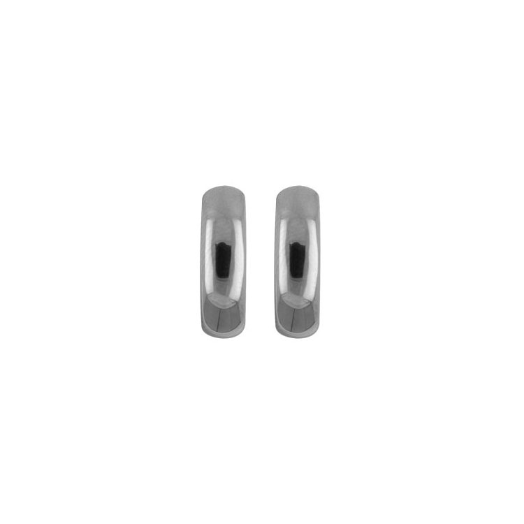 Titanium - Hoop earrings - Polished - nammi.is