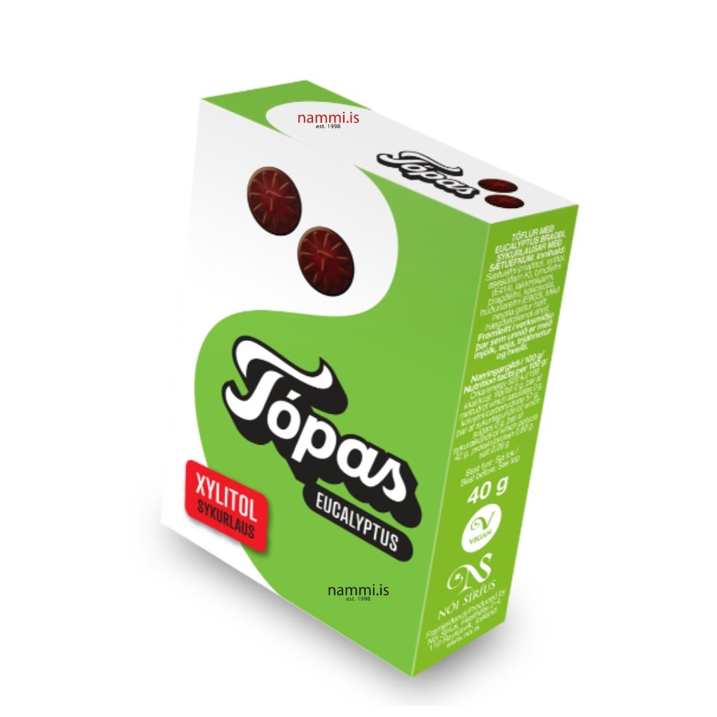 Tópas - Xylitol (40 gr.) - nammi.isNói Síríus