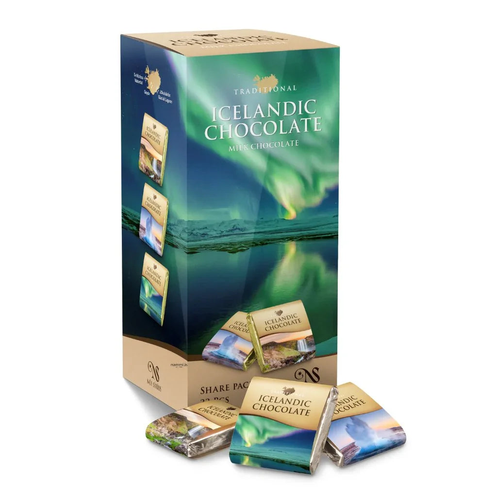 Traditional Icelandic Milk Chocolate Pieces / 200 gr - nammi.isNói Síríus
