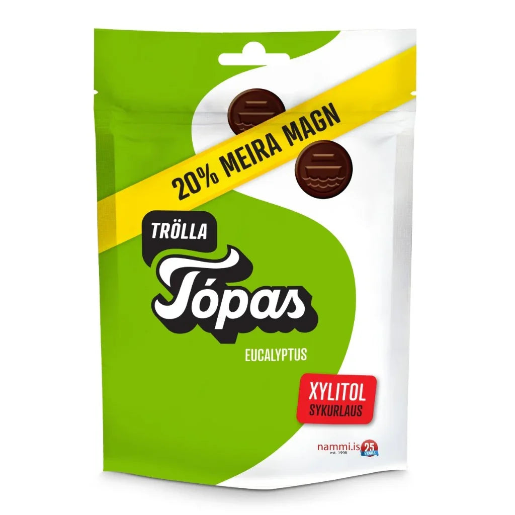 Trölla Tópas Green (100g) - nammi.isNói Síríus