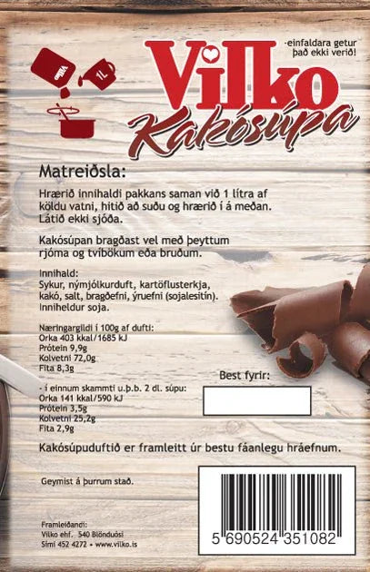 Vilko Cocoa Soup (175gr.) - nammi.is