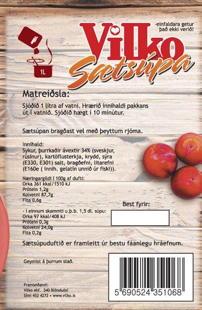 Vilko Sweet Soup (160gr.) - nammi.is