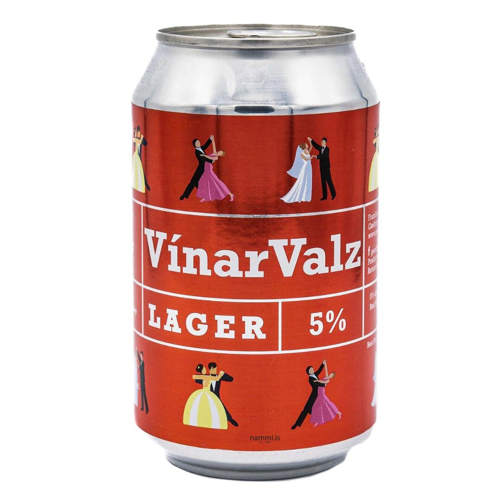 Vínar Valz - 5% / Amber Lager Beer (330 ml.) - nammi.isGæðingur