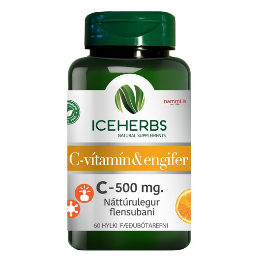 Vitamin C & Ginger 60 pc / ICEHERBS - nammi.isIceherbs