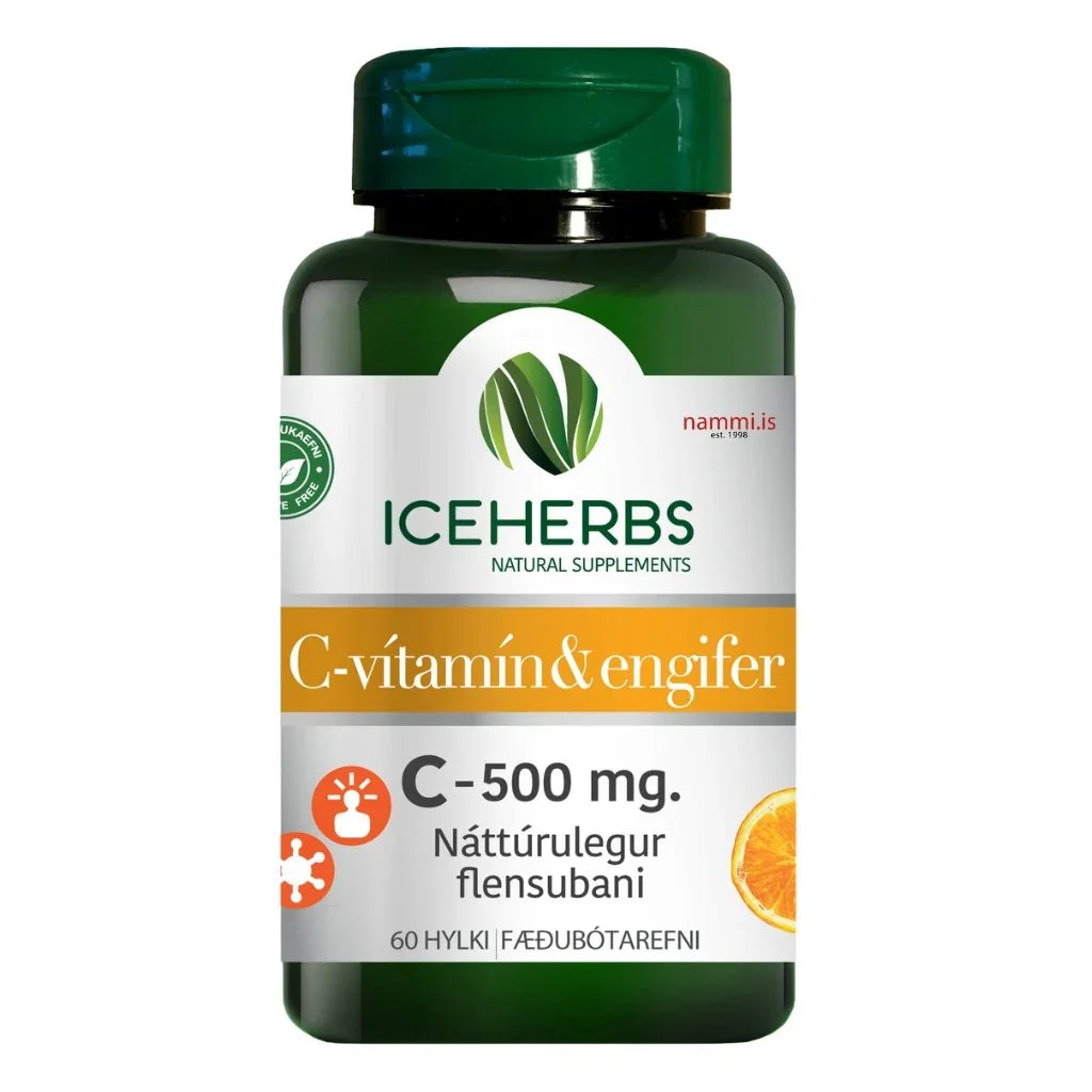 Vitamin C & Ginger 60 pc / ICEHERBS - nammi.isIceherbs