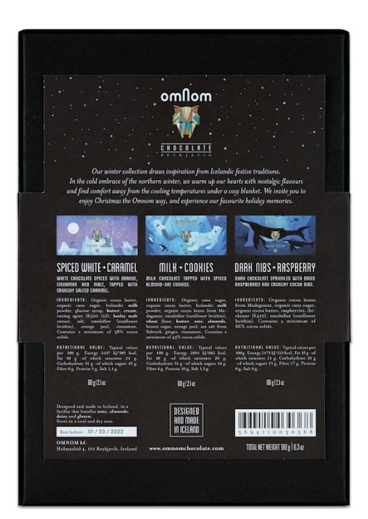 Winter Collection / Omnom Chocolate 3x60 gr - nammi.is