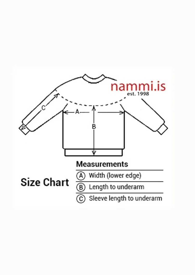 Wool Sweater - Vængjatök Green - nammi.is