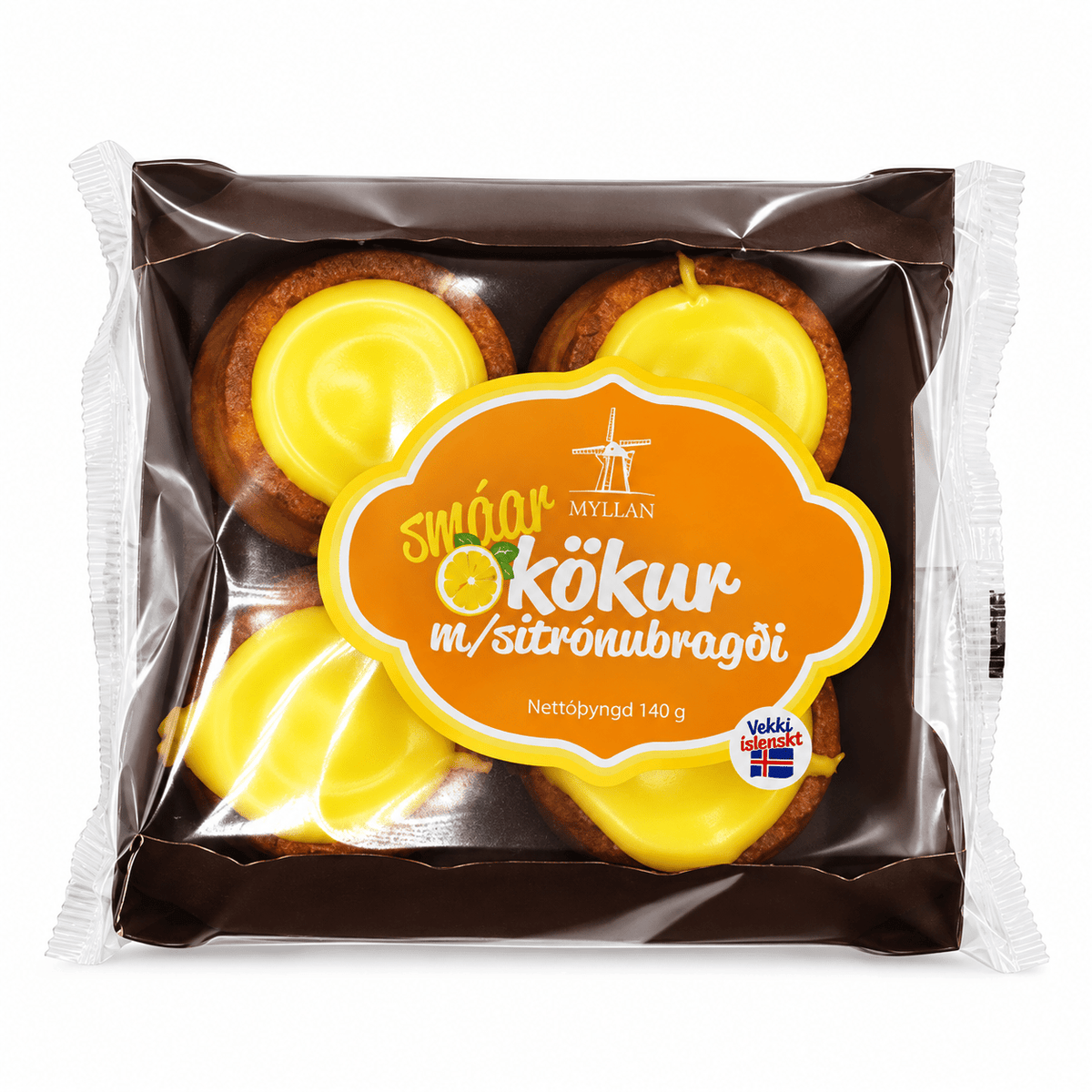 4 Mini Lemon Cake - Authentic Icelandic Treat - nammi.isMyllan