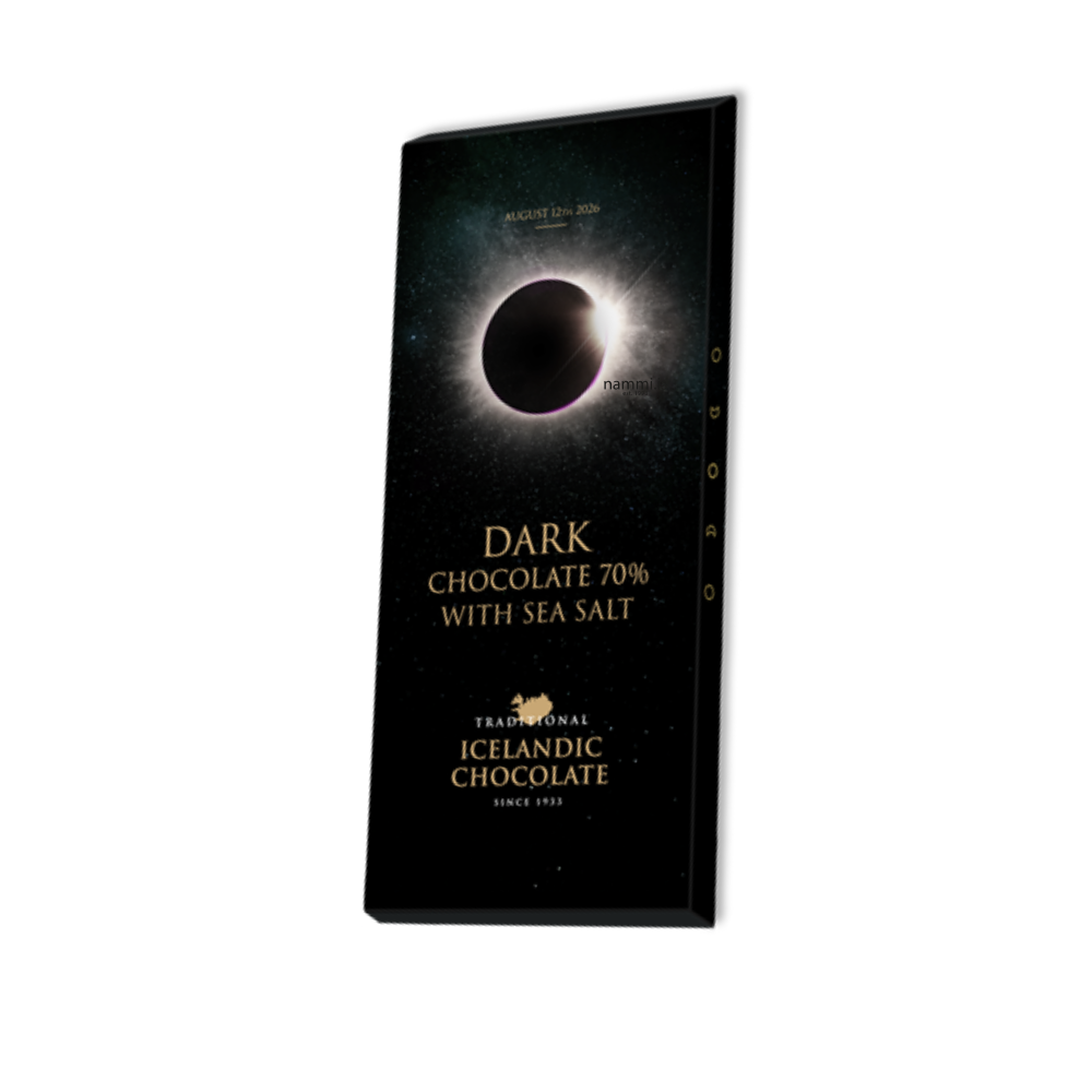 70% Dark Chocolate with Sea Salt / Traditional Icelandic Chocolate (100 gr.)