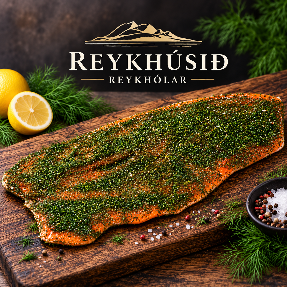 Smoked Salmon - Dill Gravlax (0,8-1,2 kg.)