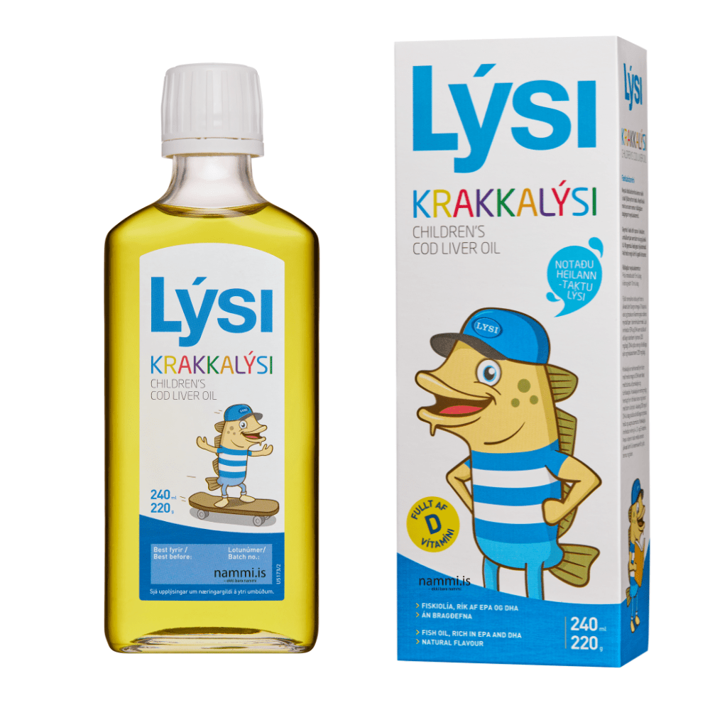 Children's Cod Liver Oil Liquid / Krakkalýsi (240 ml) - nammi.isLýsi