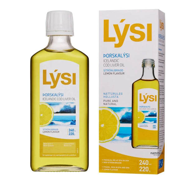 Cod Liver Oil - Lemon (240 ml) - nammi.is