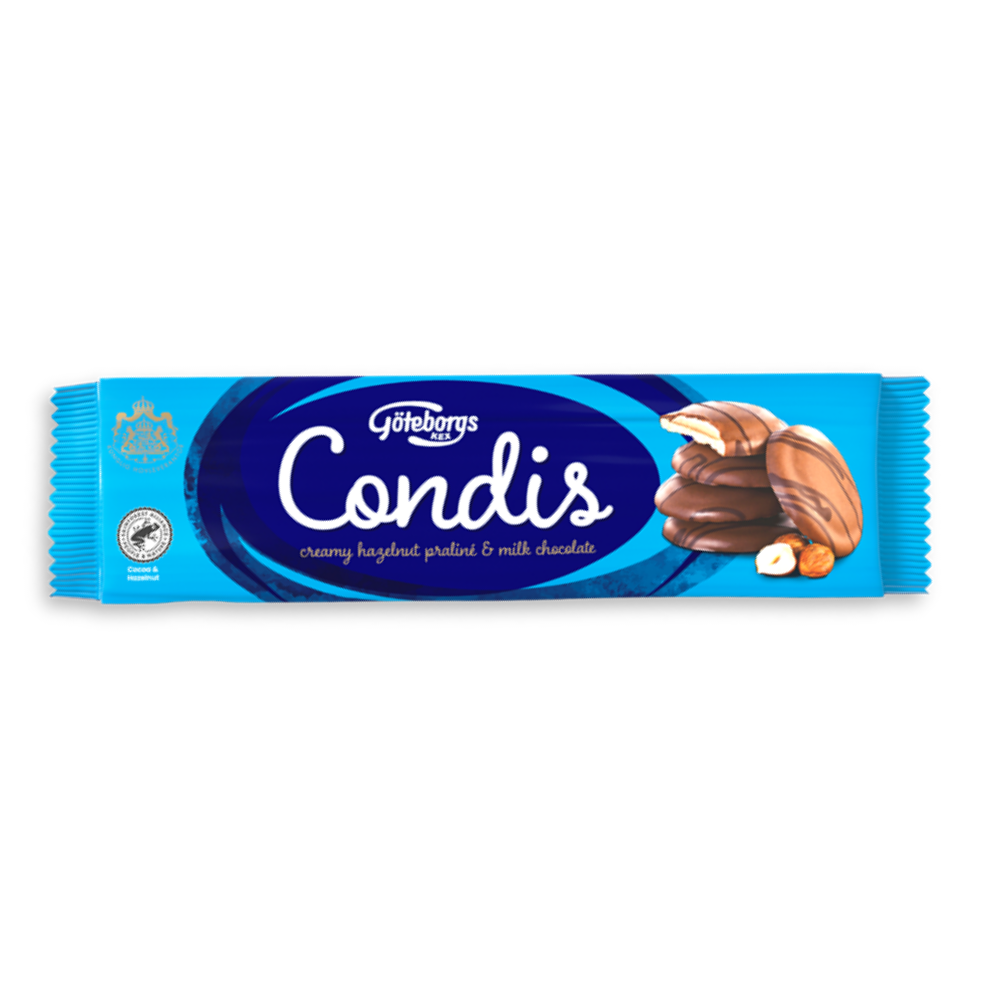 GÖTEBORGS CONDIS Hazelnut Bisquit 100G