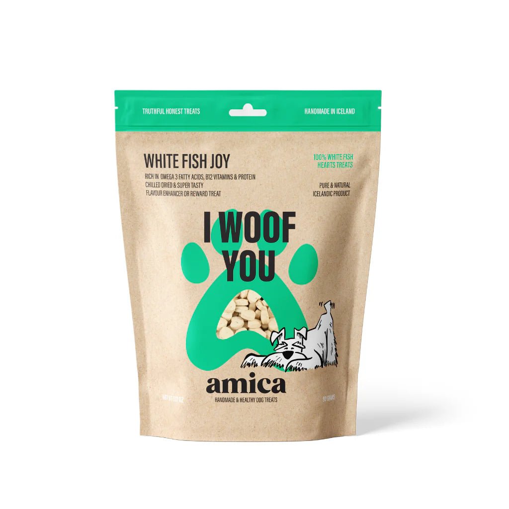 FISH HEART TREATS / I woof you 90 gr. - nammi.isAmica Treats