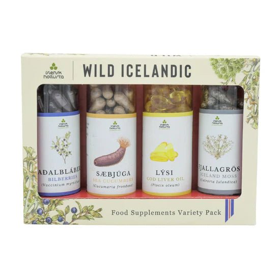 Food Supplement Variety Pack / 4 pack - nammi.isÍslensk Hollusta