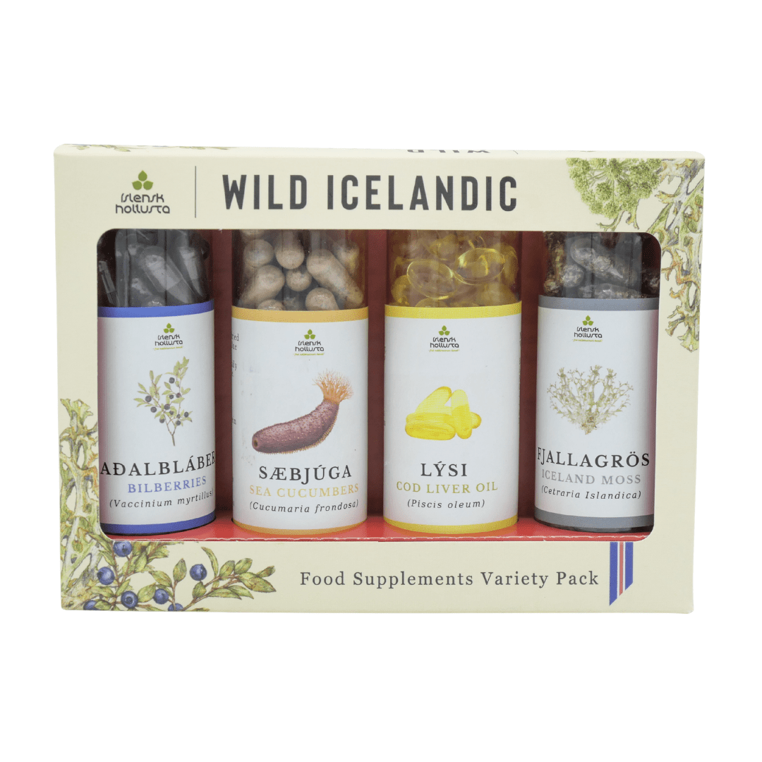 Food Supplement Variety Pack / 4 pack - nammi.isÍslensk Hollusta